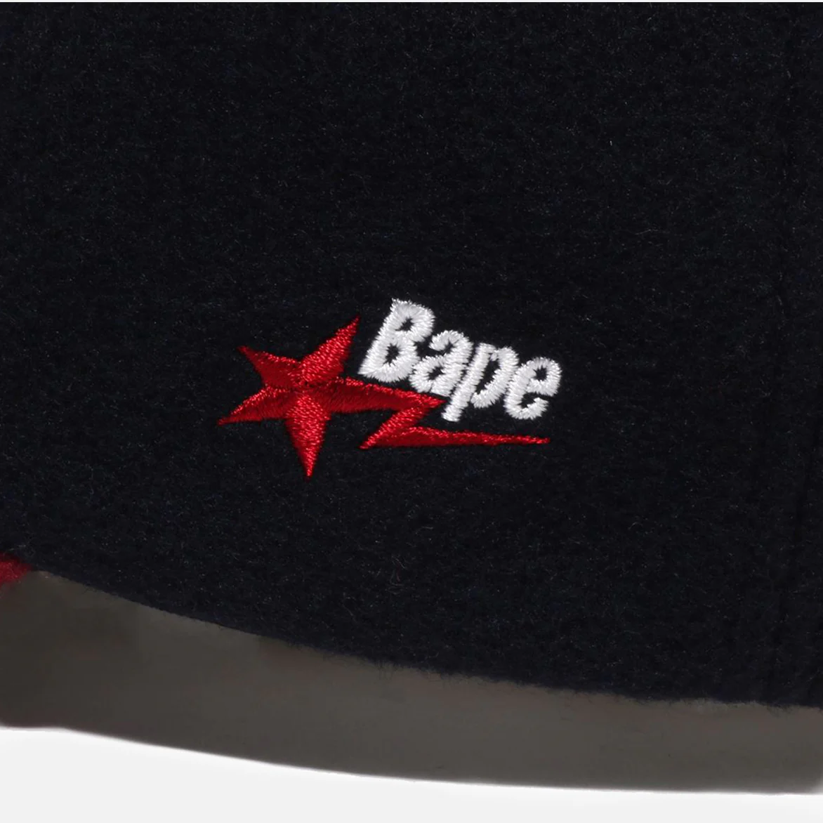VARSITY LOGO WOOL CAP - NAVY - Image 3