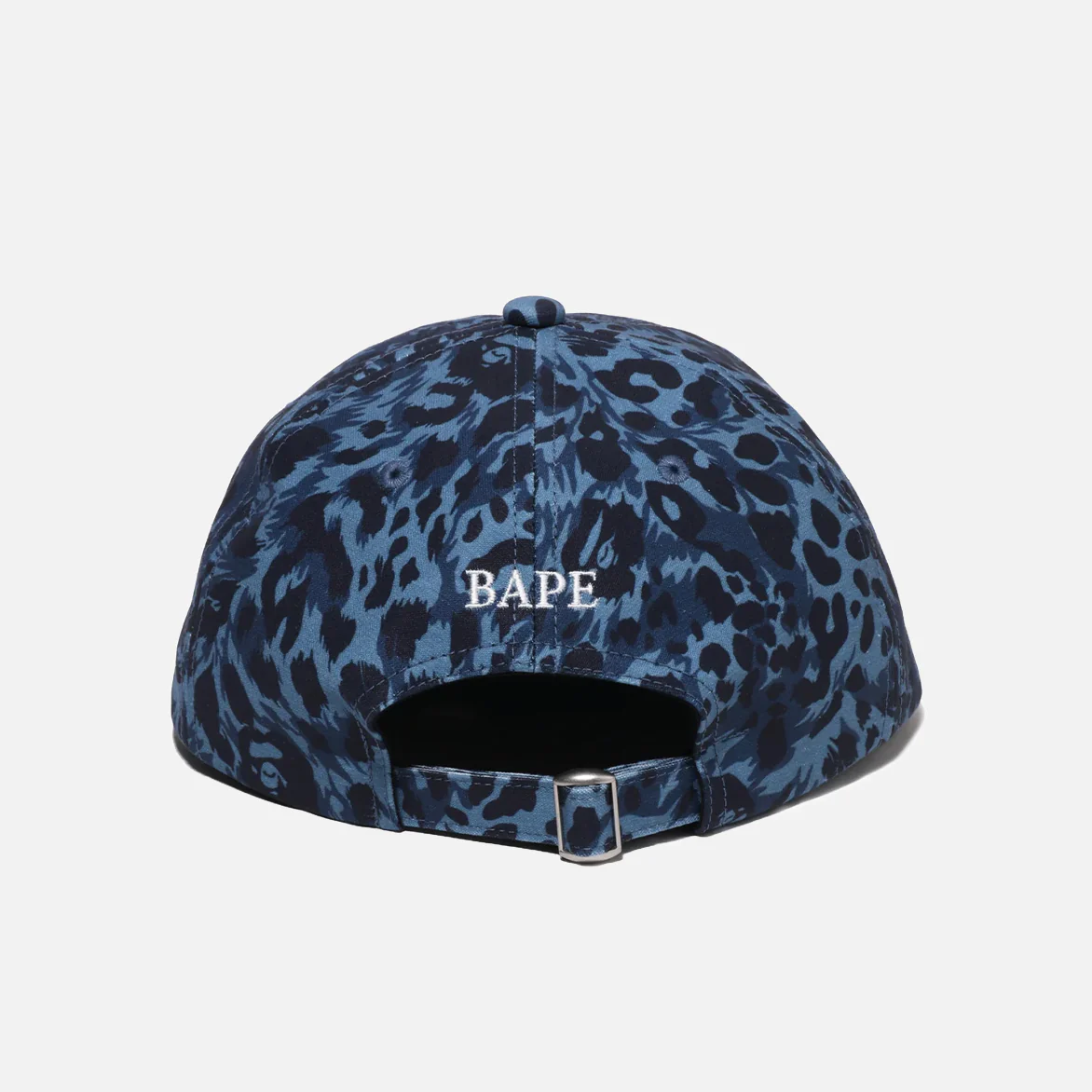 WILD LEOPARD PATTERN ONE POINT CAP - NAVY - Image 3