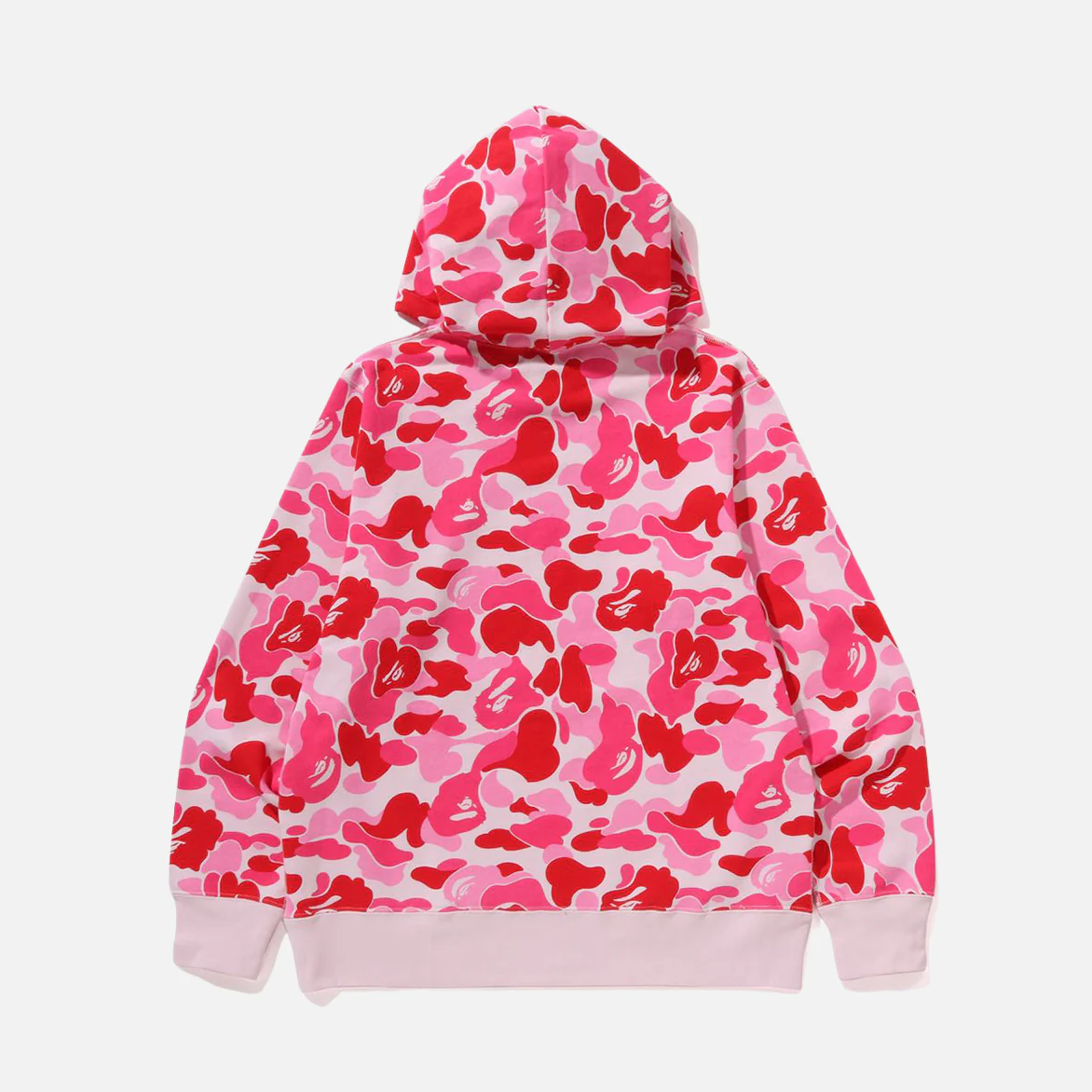 ABC CAMO BY BATHING APE PULLOVER HOODIE - PINK - Image 2