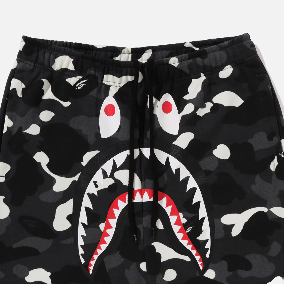 CITY CAMO SHARK RELAXED FIT SWEATPANTS - BLACK - Image 3