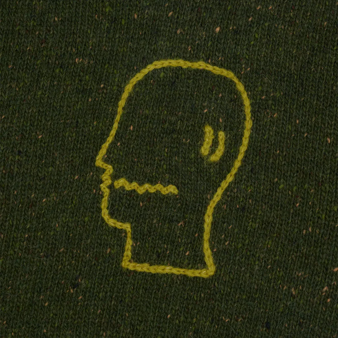 LOGOHEAD ALPACA CREWNECK - GREEN - Image 3