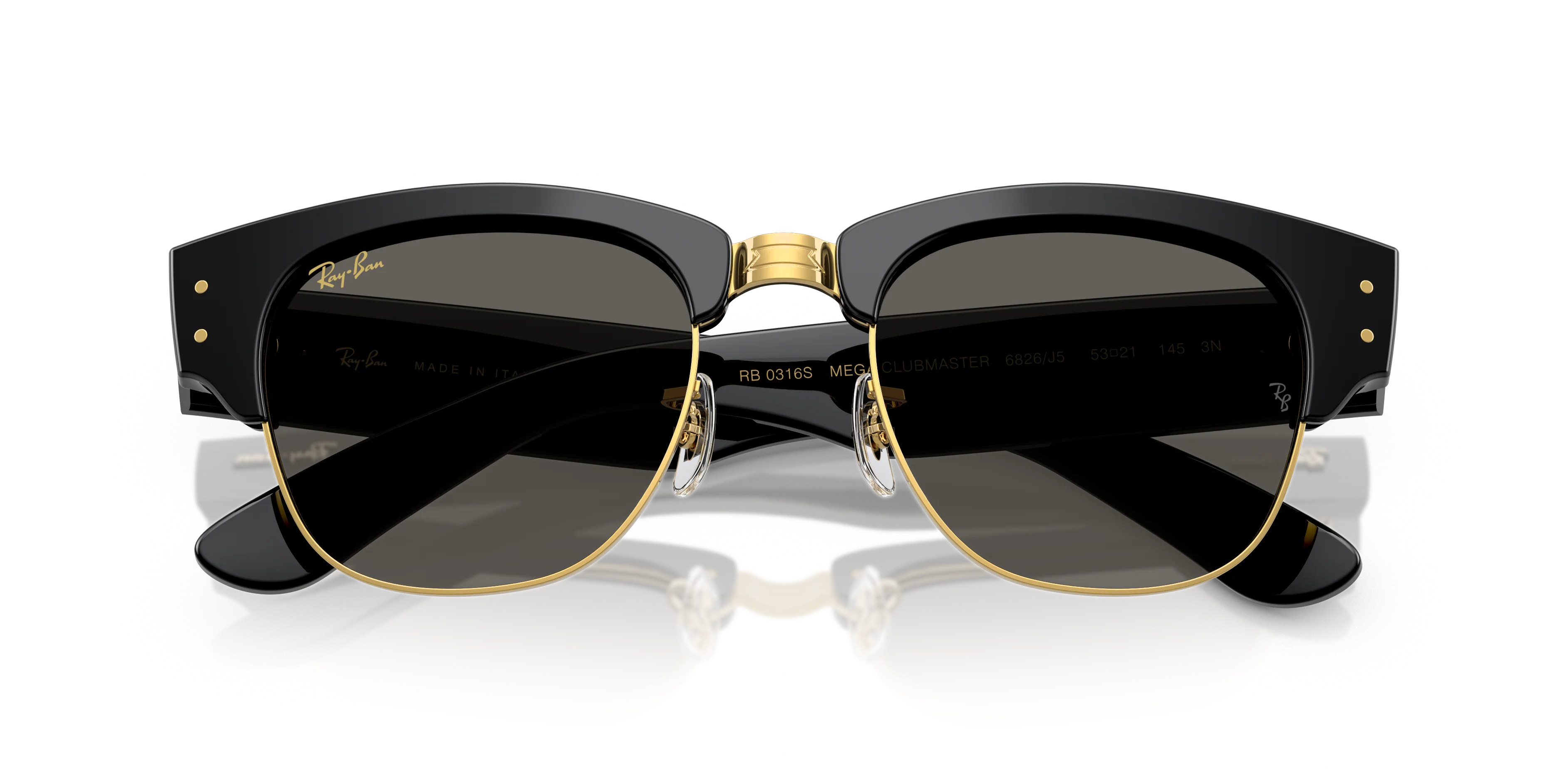 A$AP ROCKY X RAY-BAN MEGA CLUBMASTER "BLACKOUT" - Image 6