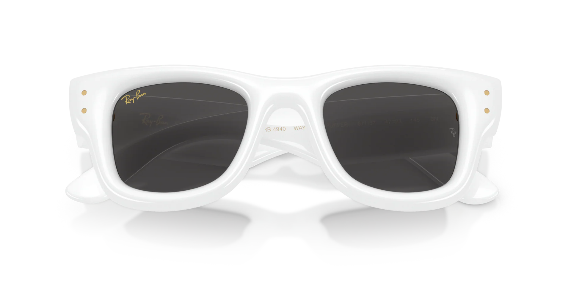 A$AP ROCKY X RAY-BAN WAYFARER PUFFER - POLISHED WHITE - Image 6