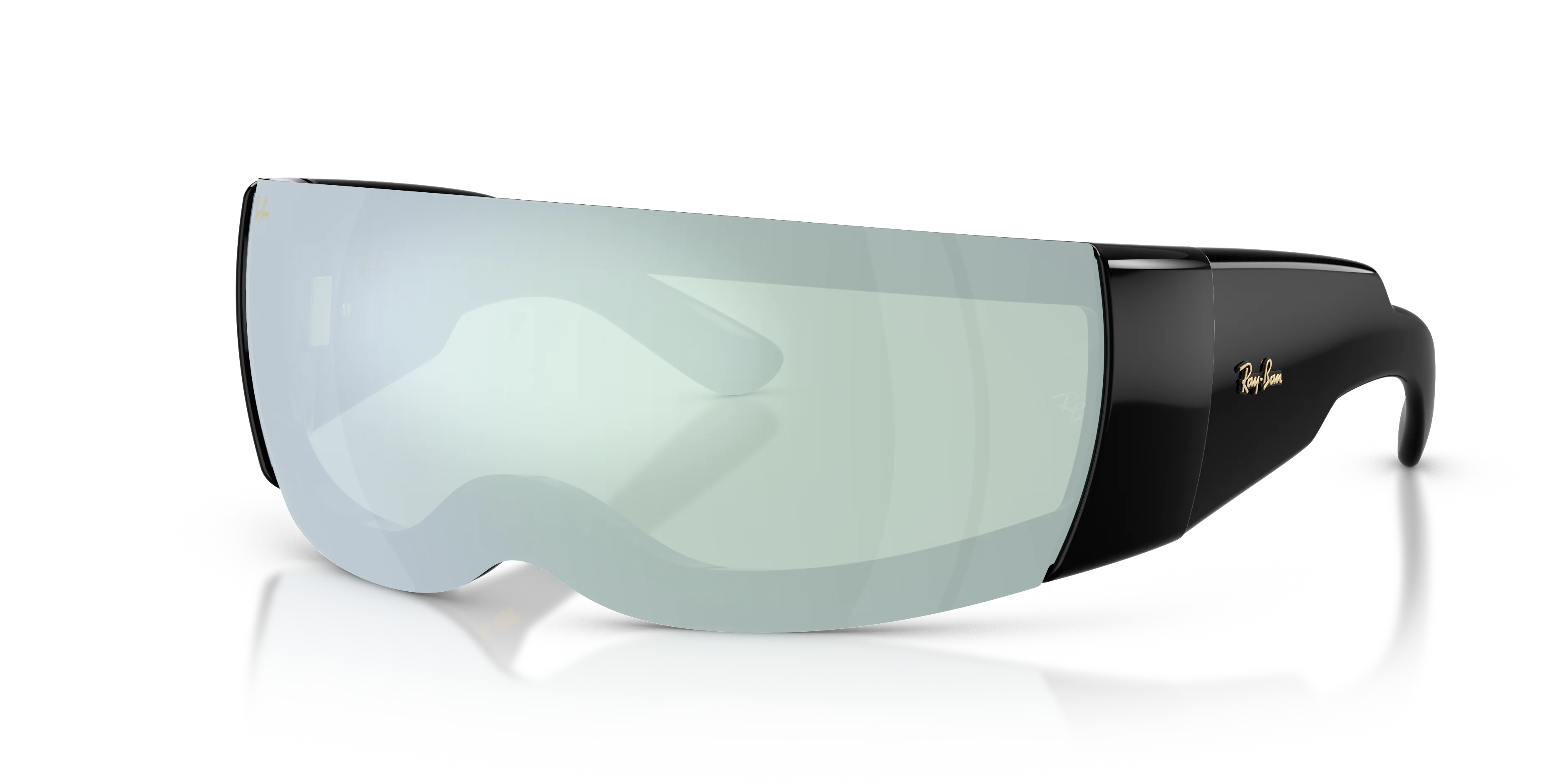 A$AP ROCKY X RAY-BAN ULTRA WRAP 002 - BLACK / TRANSLUCENT MIRROR - Image 5