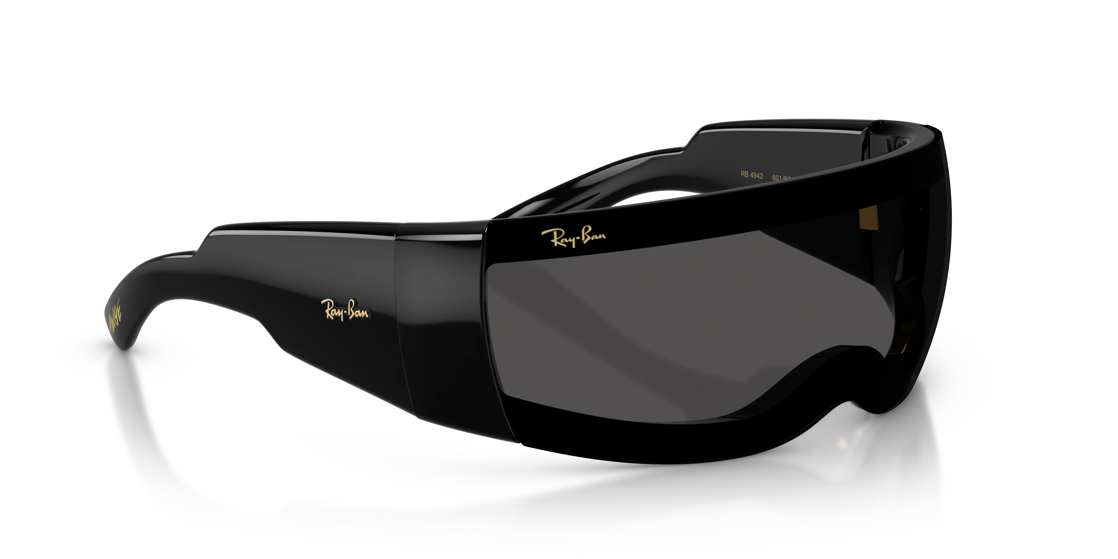 A$AP ROCKY X RAY-BAN ULTRA WRAP 002 - BLACK / BLACK - Image 3