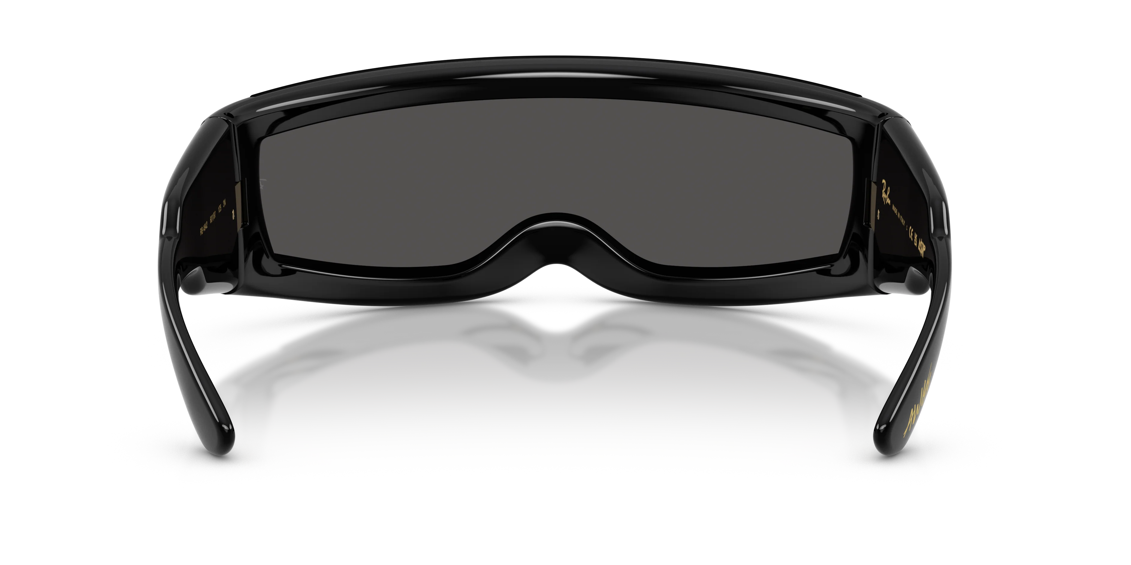 A$AP ROCKY X RAY-BAN ULTRA WRAP 002 - BLACK / BLACK - Image 4