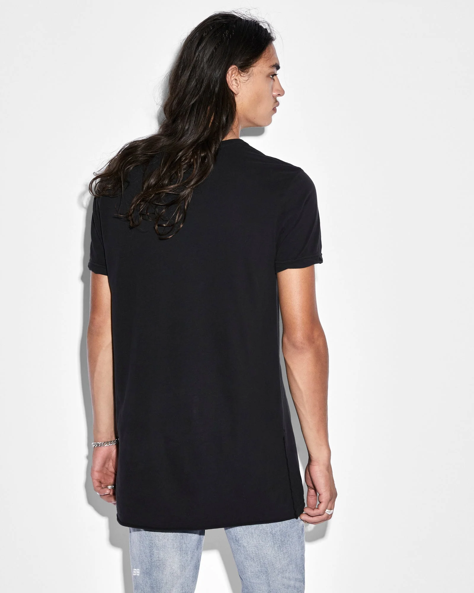 SEEING LINES SS TEE - BLACK - Image 2