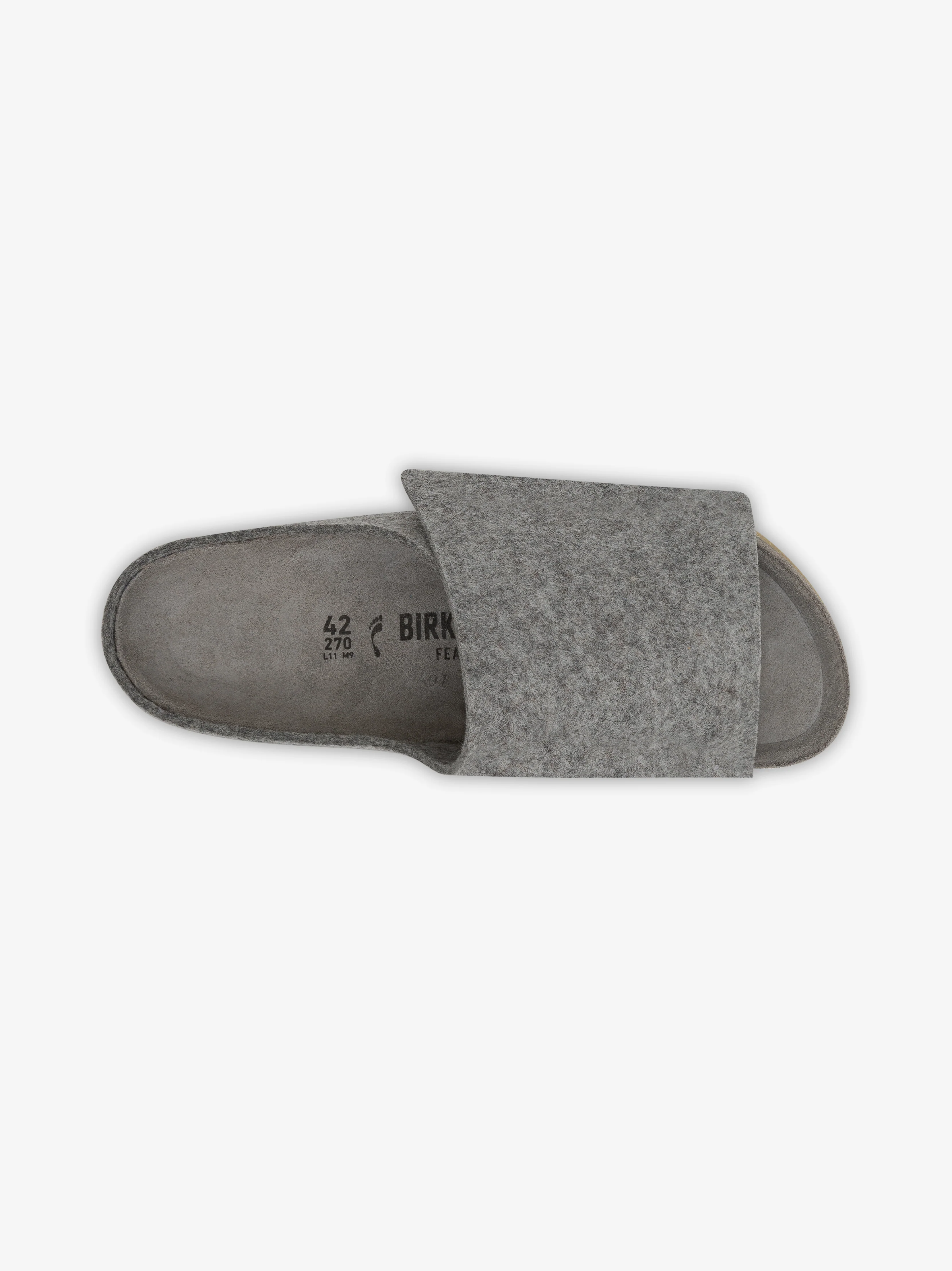FOG X BIRKENSTOCK LOS FELIZ WOOL FELT - CEMENT MELANGE - Image 4