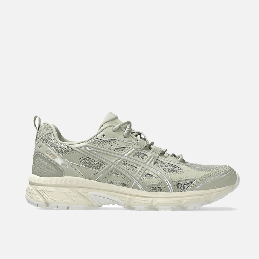 GEL-NUNOBIKI - DRIED LEAF GREEN / PURE SILVER