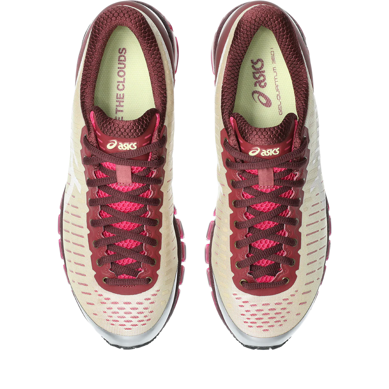 ABOVE THE CLOUDS X ASICS GEL-QUANTUM 360 I - SOFT YELLOW / BRISKET RED - Image 6