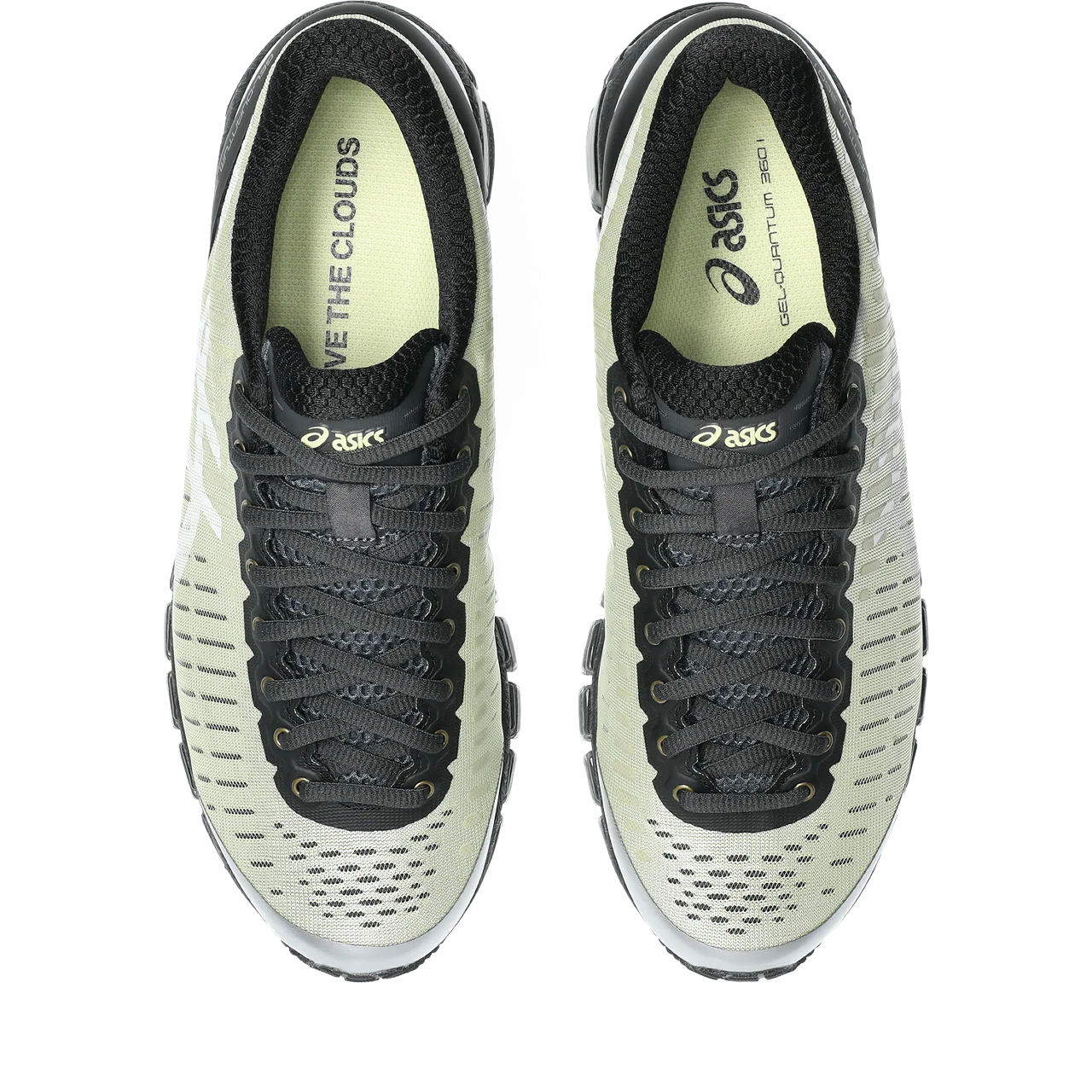 ABOVE THE CLOUDS X ASICS GEL-QUANTUM 360 I - SOFT YELLOW / BLACK - Image 5