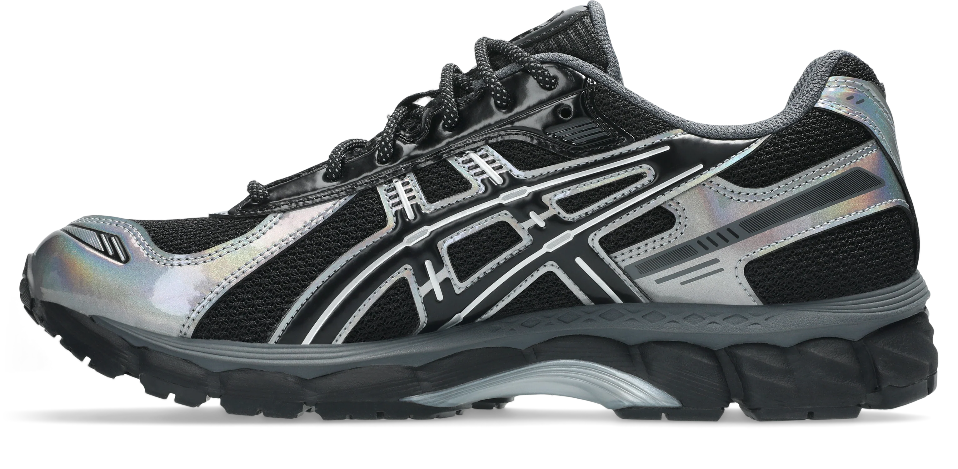GEL-KAYANO 12.1 - BLACK / PURE SILVER "IRRIDECENT" - Image 4