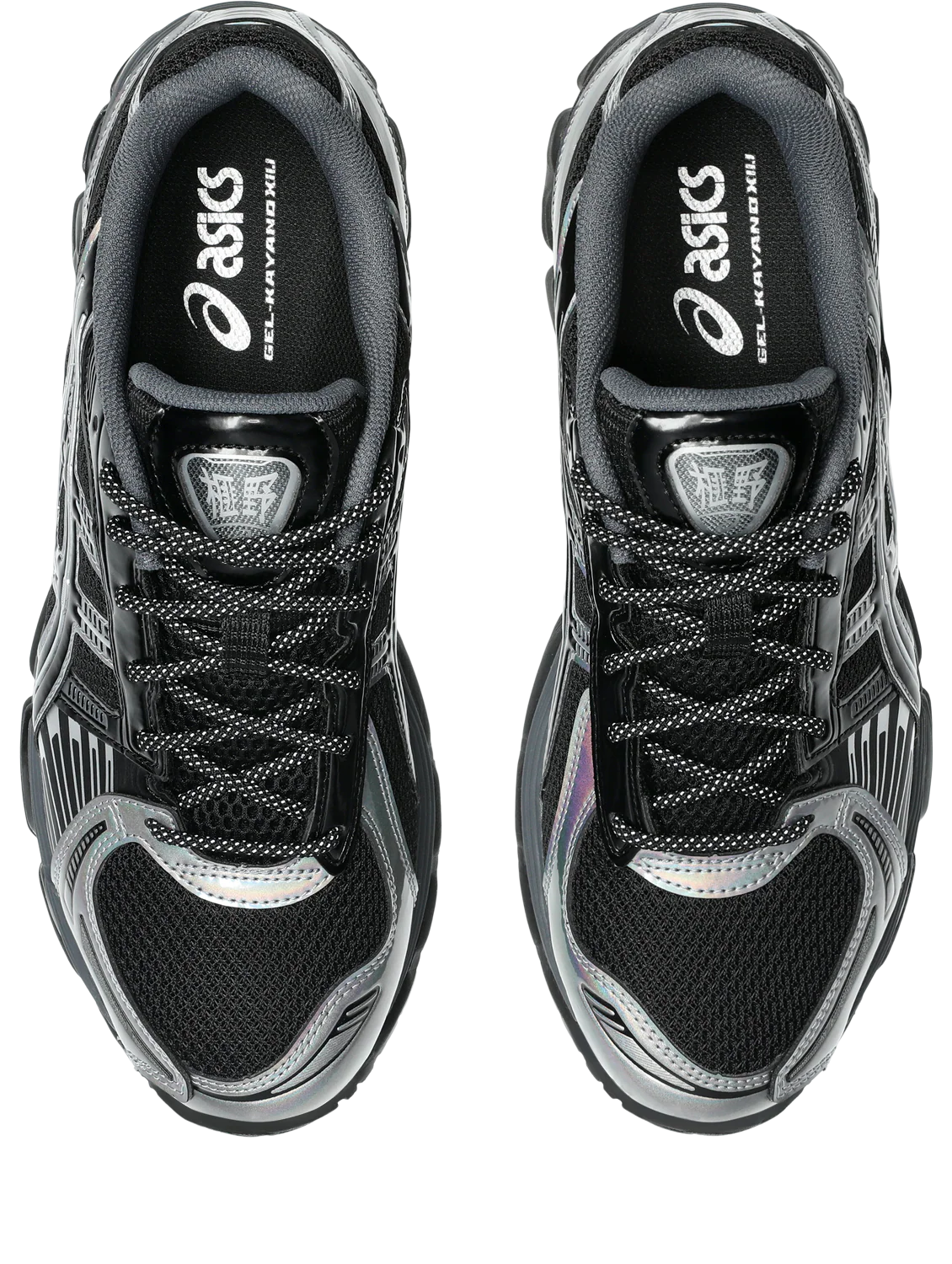 GEL-KAYANO 12.1 - BLACK / PURE SILVER "IRRIDECENT" - Image 6