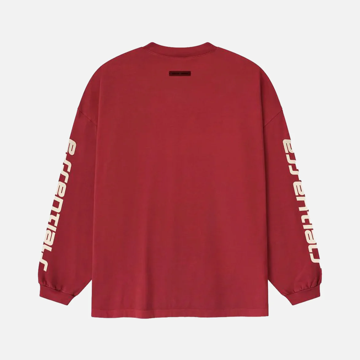 90'S LONG SLEEVE TEE - CRIMSON - Image 2