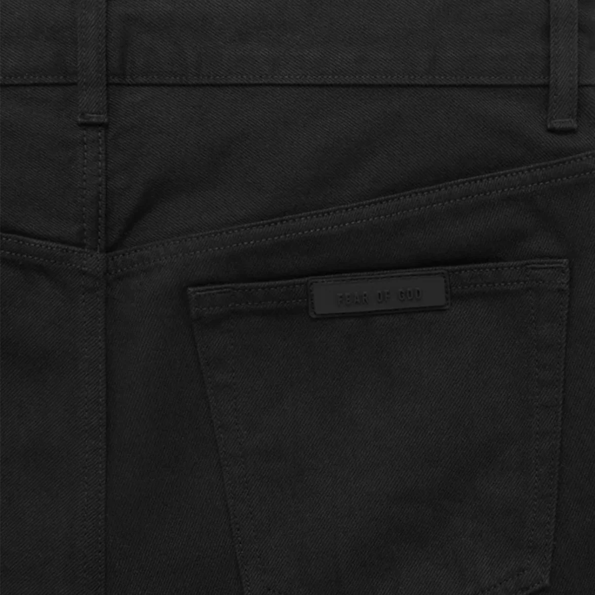 ESSENTIALS 5 PACKET JEAN - JET BLACK - Image 3