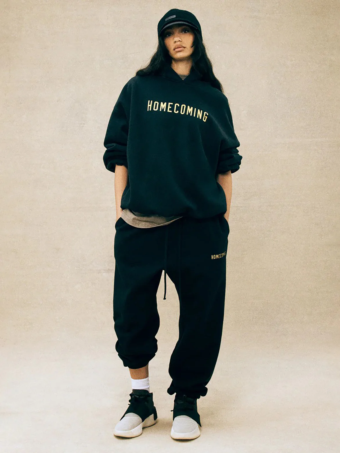ESSENTIALS HEAVY FLEECE SWEATPANT - LAVENDER - Image 4