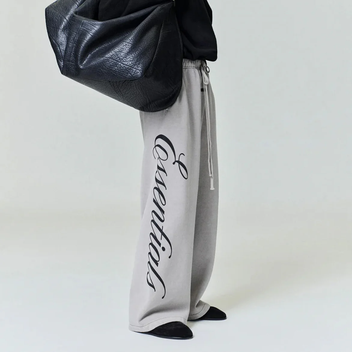 HEAVY FLEECE LOUNGE SWEATPANT - SMOKE GREY - Image 5