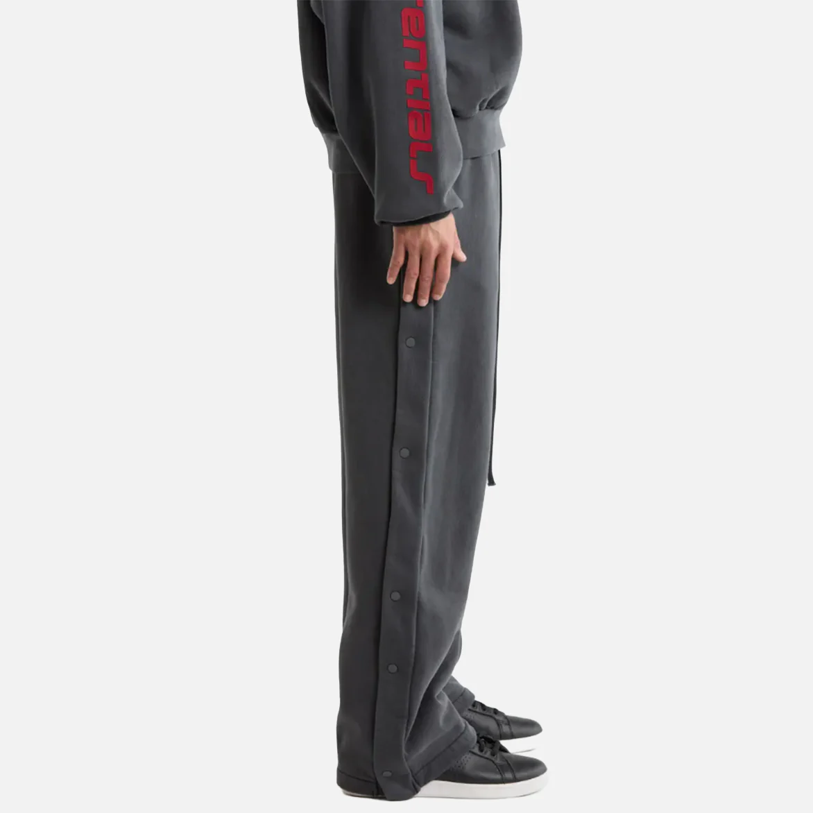 HEAVY FLEECE TEARAWAY PANT - IRON GREY - Image 3