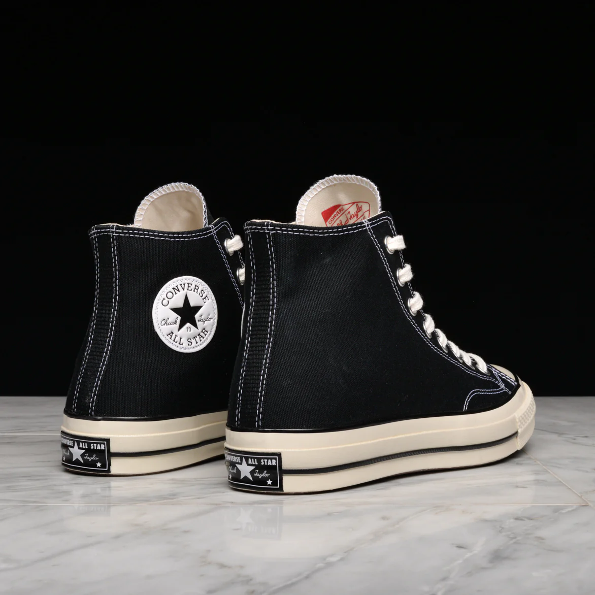CHUCK 70 HIGH - BLACK / EGRET - Image 3