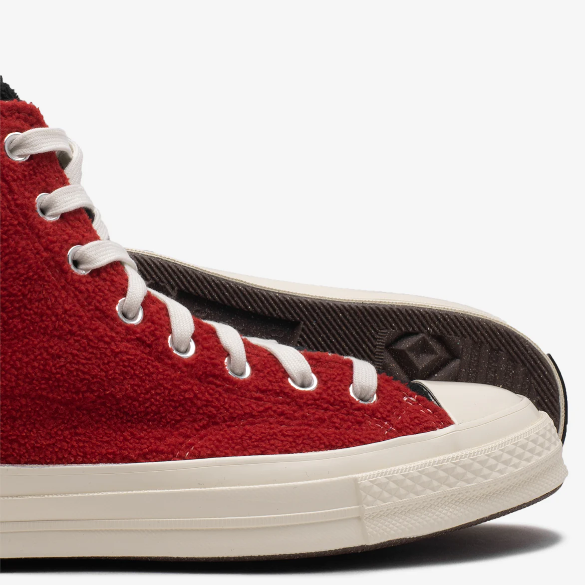 RENEW CHUCK 70 HIGH UPCYCLED FLEECE - RED / BLACK / BLUE - Image 4