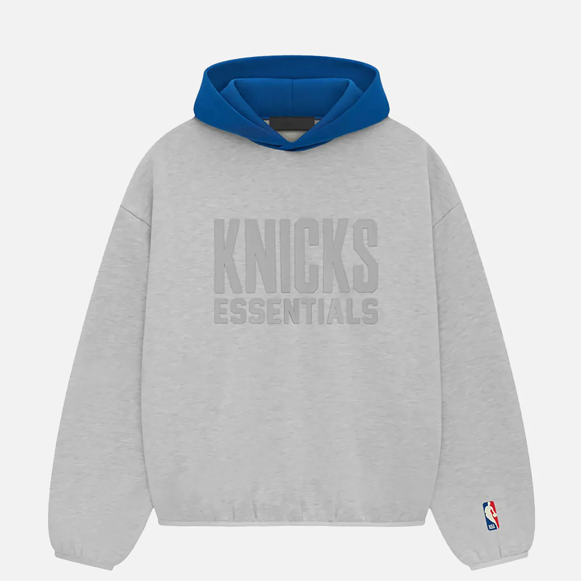 ESSENTIALS KNICKS HOODIE - LIGHT HEATHER