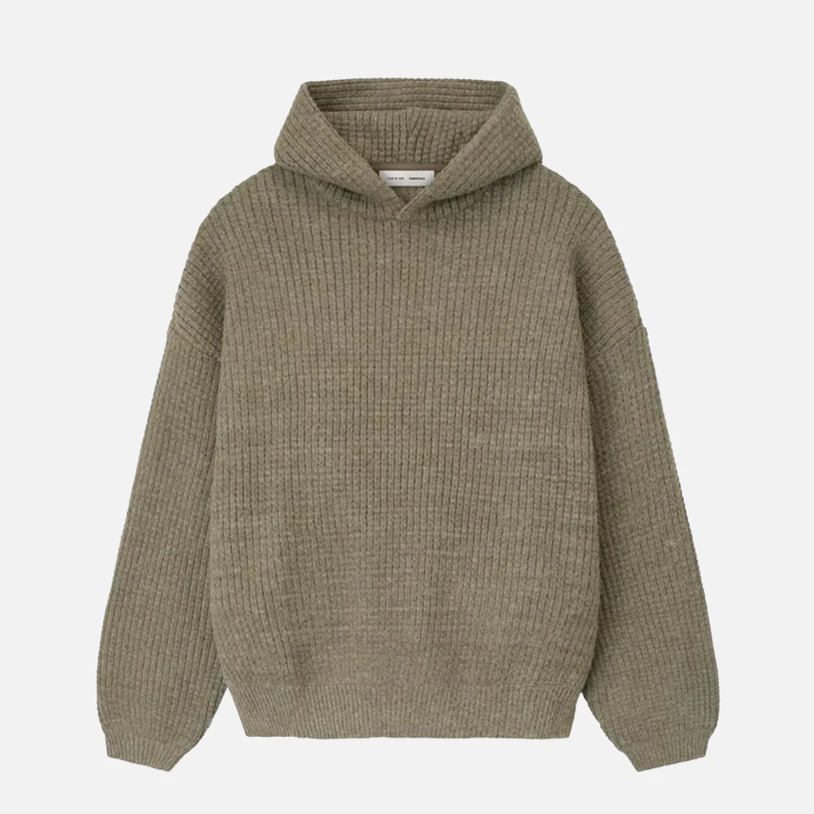 HEAVY WAFFLE 90`S HOODIE - HOMESTEAD HEATHER