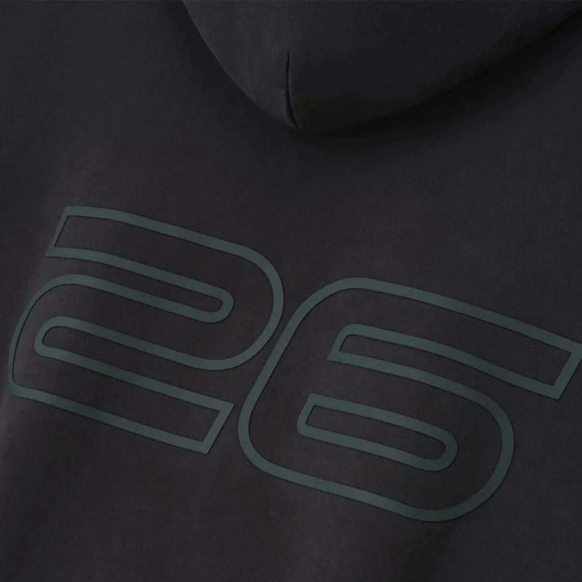 HEAVY FLEECE 90S HOODIE - VINTAGE BLACK - Image 4