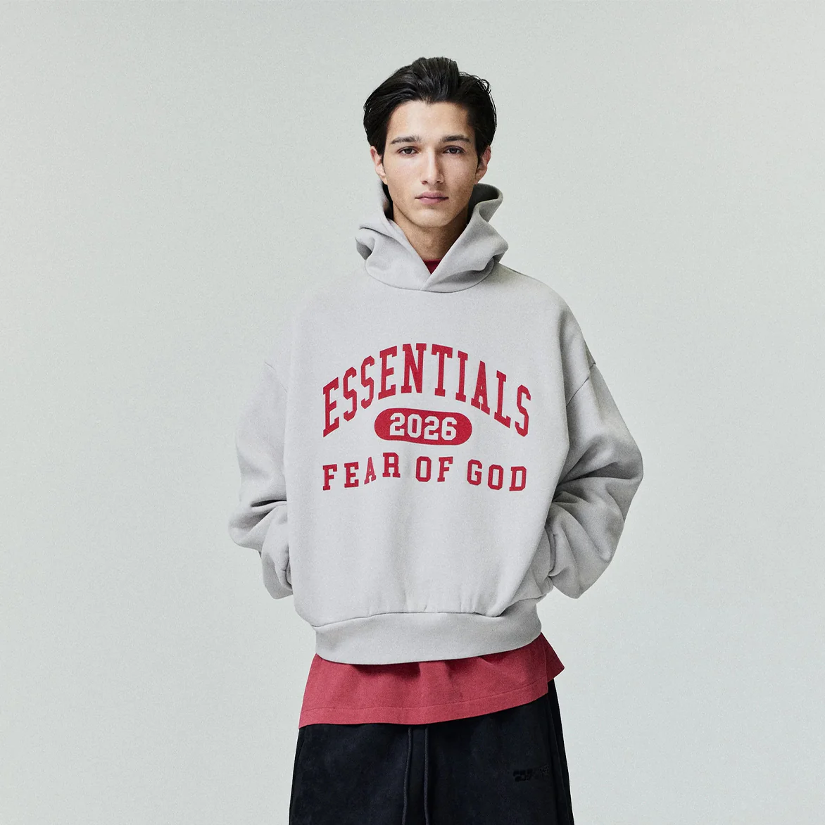 CLASSIC HOODIE - SMOKE GREY - Image 4