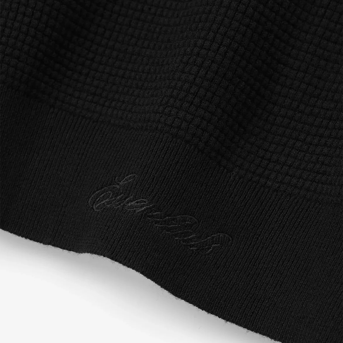 SIGNATURE WAFFLE 90S CREWNECK SWEATER - VINTAGE BLACK - Image 3