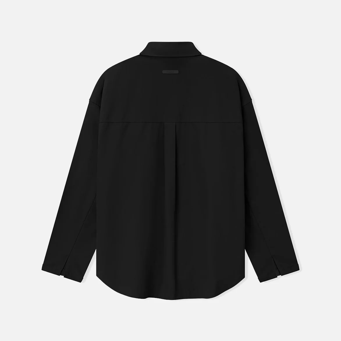 COTTON CANVAS OVERSHIRT - VINTAGE BLACK - Image 2