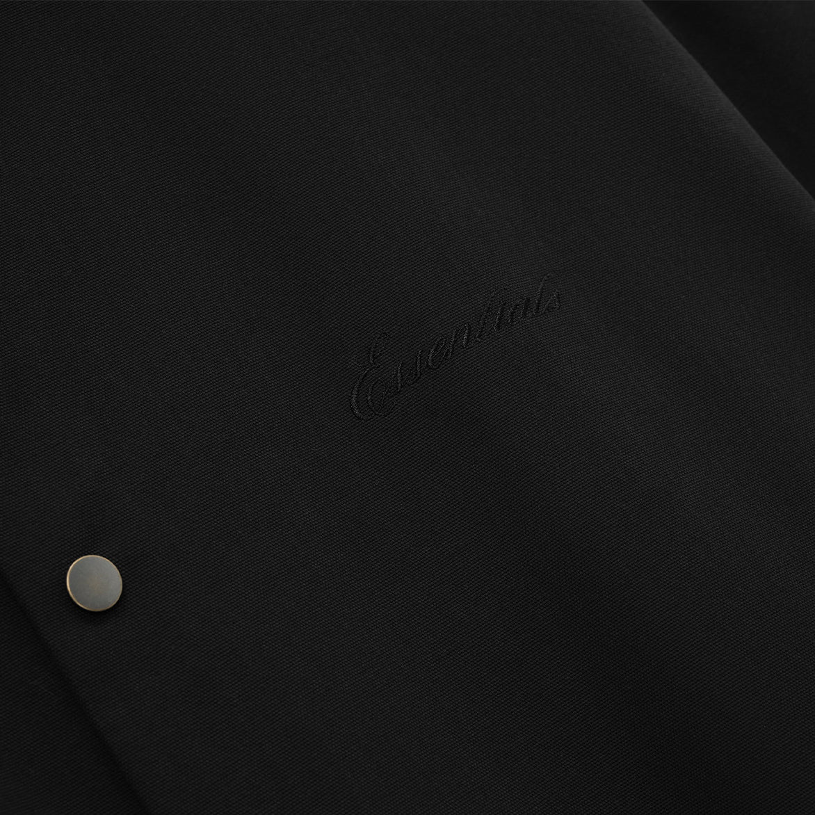COTTON CANVAS OVERSHIRT - VINTAGE BLACK - Image 3