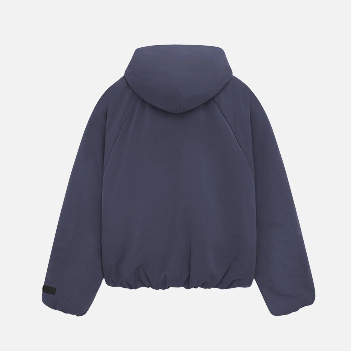 ESSENTIALS MILITARY NYLON HOODED BOMBER - MARINE - Image 2