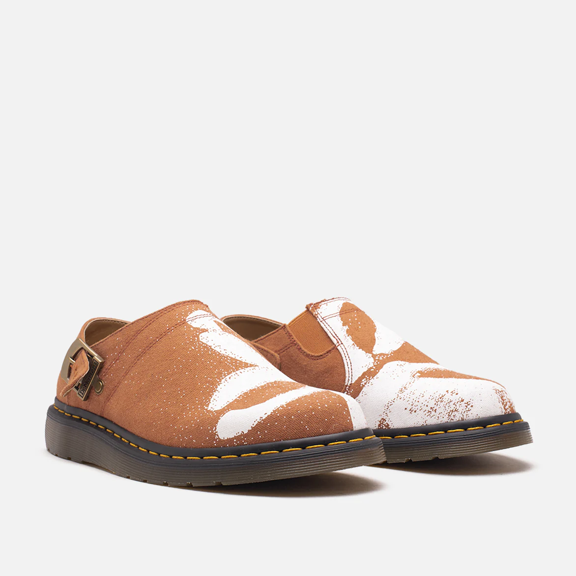 ISHAM HEMP CANVAS (ARCHIVE FLORAL) - DARK TAN - Image 2
