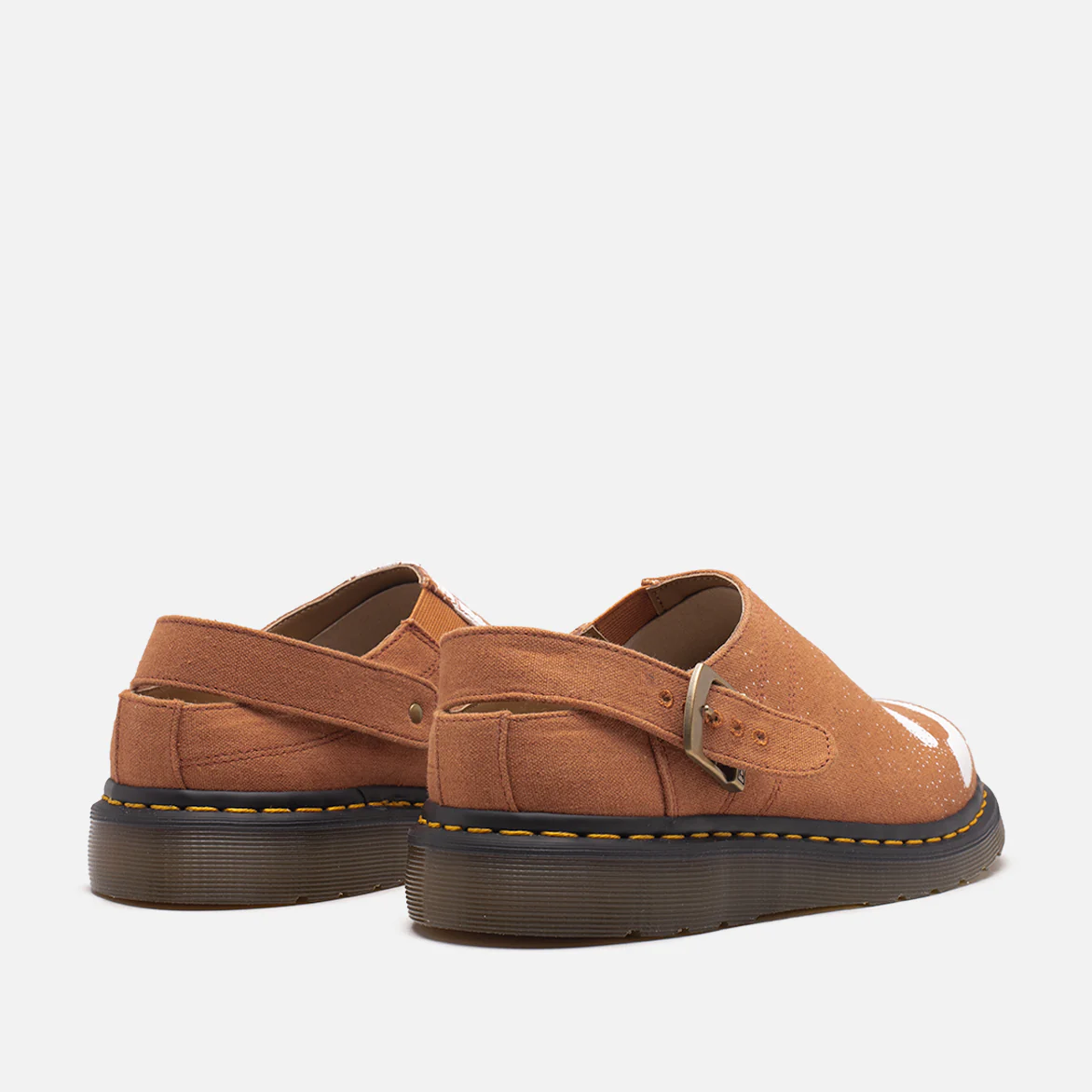 ISHAM HEMP CANVAS (ARCHIVE FLORAL) - DARK TAN - Image 3