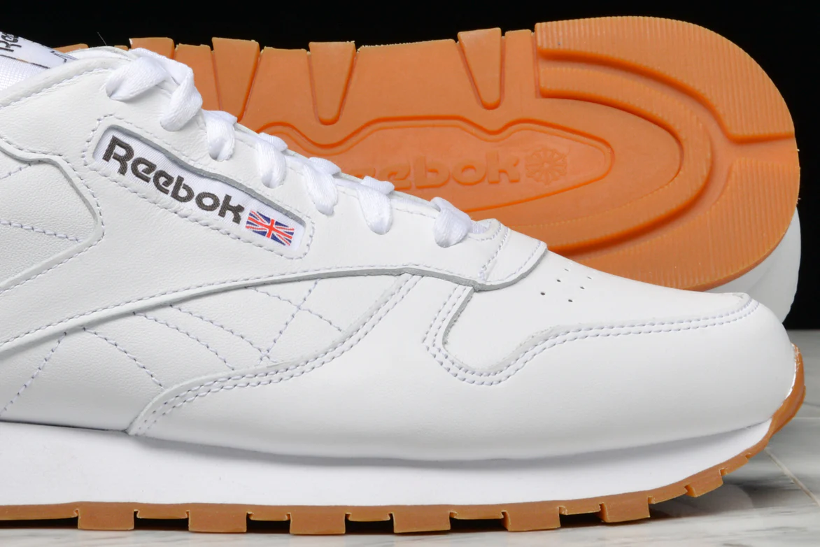 CLASSIC LEATHER - WHITE / GUM - Image 4