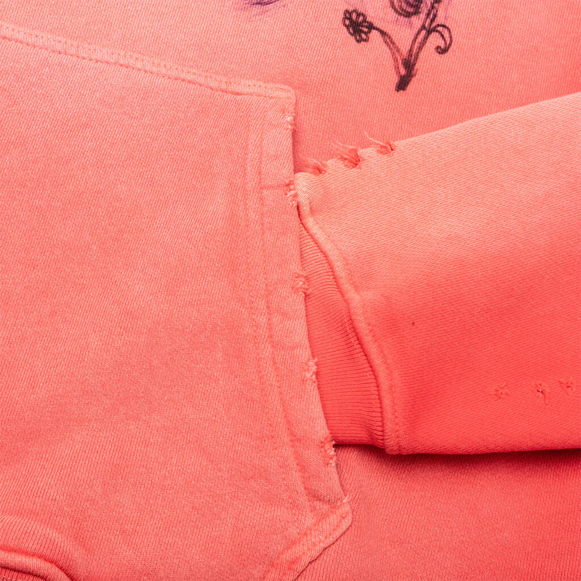 SOURCE FAMILY HOODIE - ORANGE - Image 4