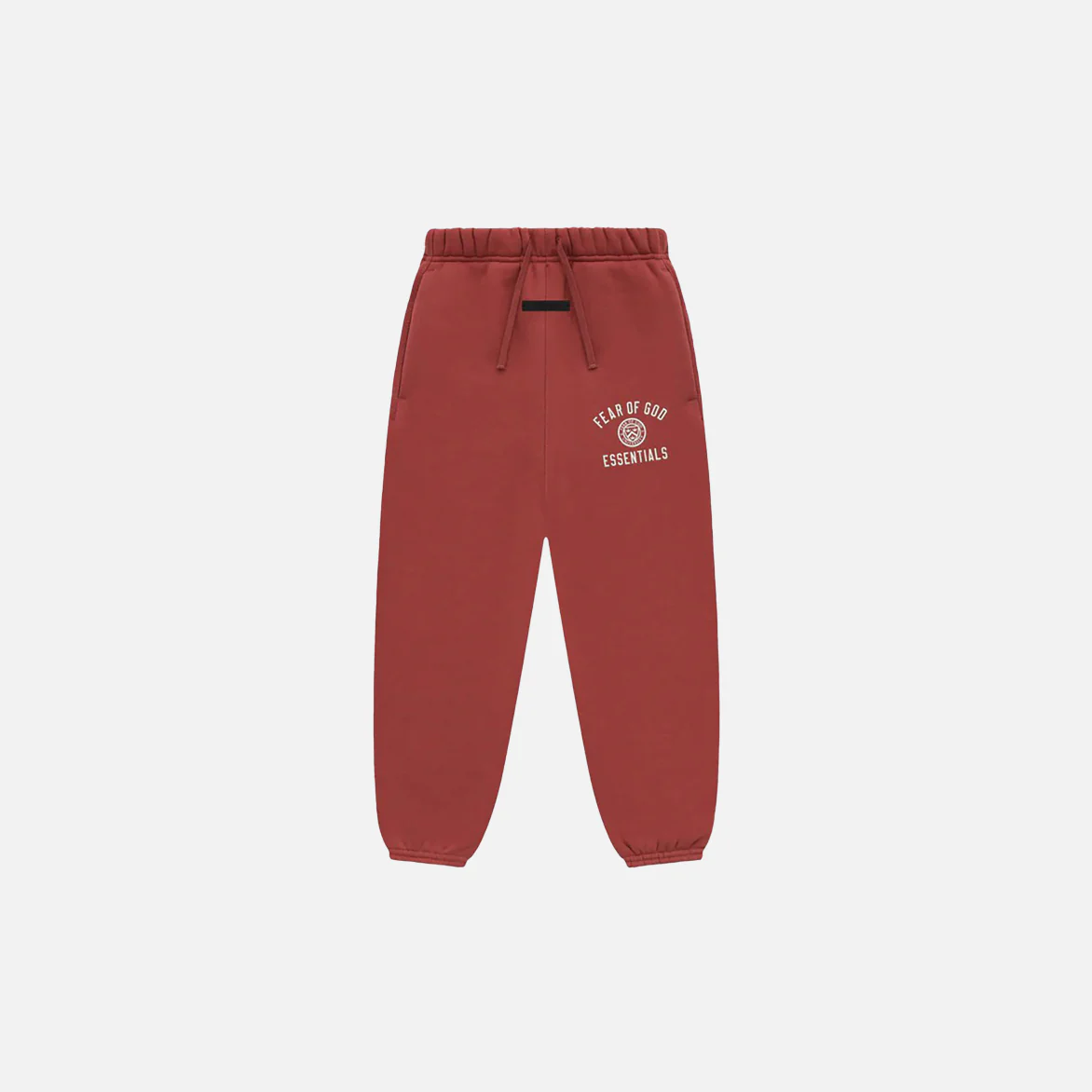 KIDS FLEECE ESSENTIAL SWEATPANT - CRIMSON