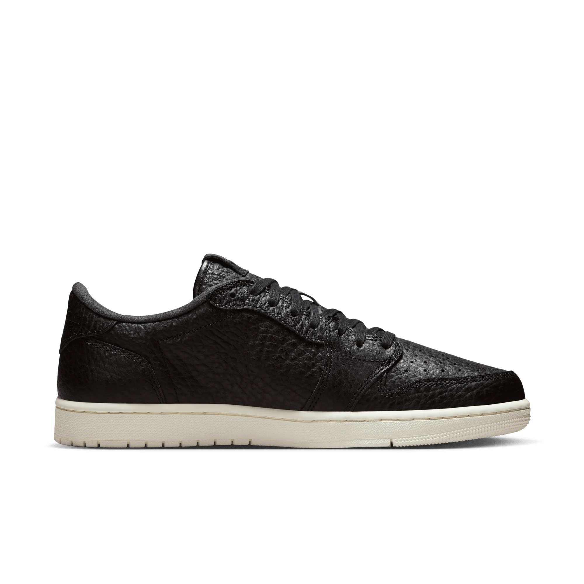 AIR JORDAN 1 RETRO LOW "NO SWOOSH" - BLACK - Image 3