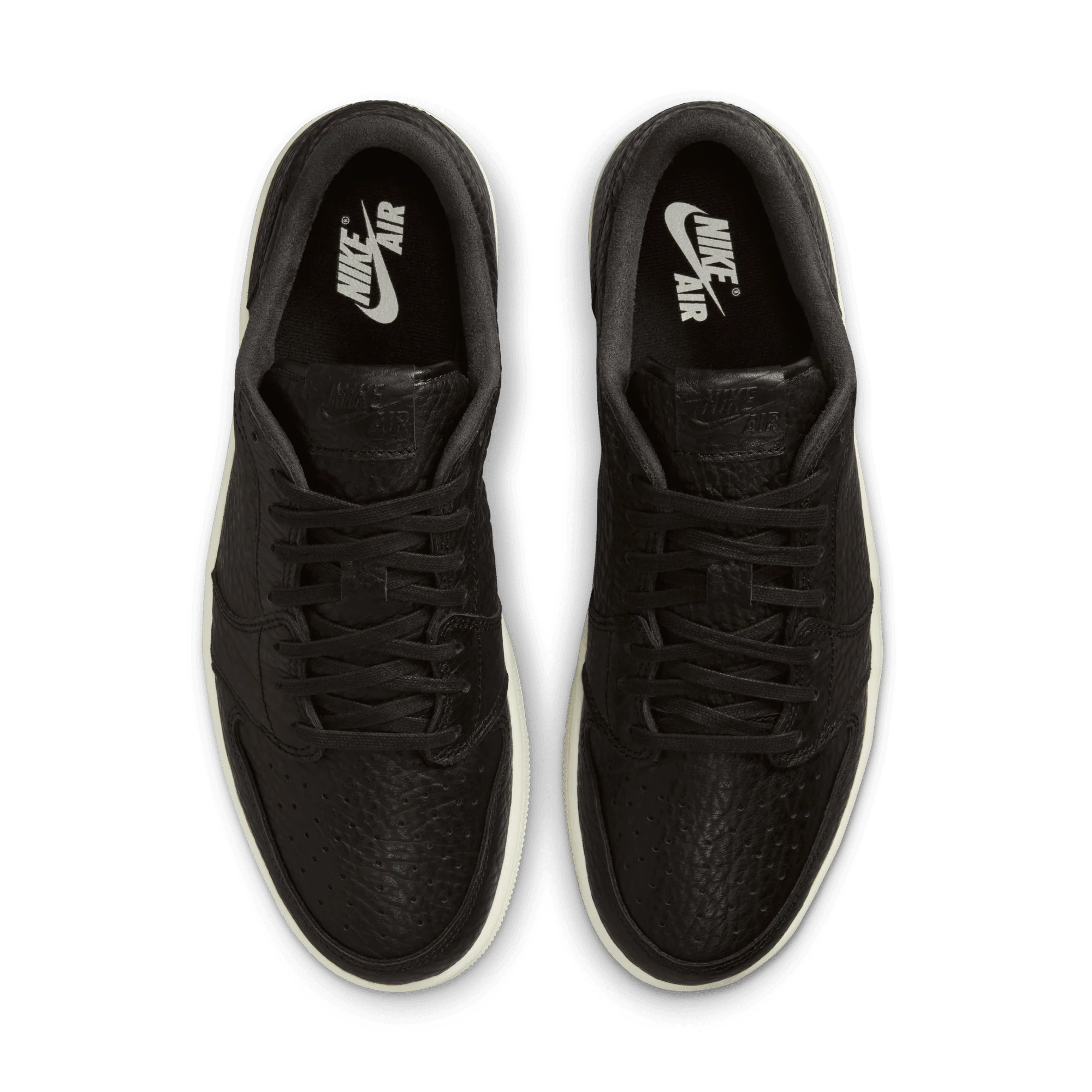 AIR JORDAN 1 RETRO LOW "NO SWOOSH" - BLACK - Image 5