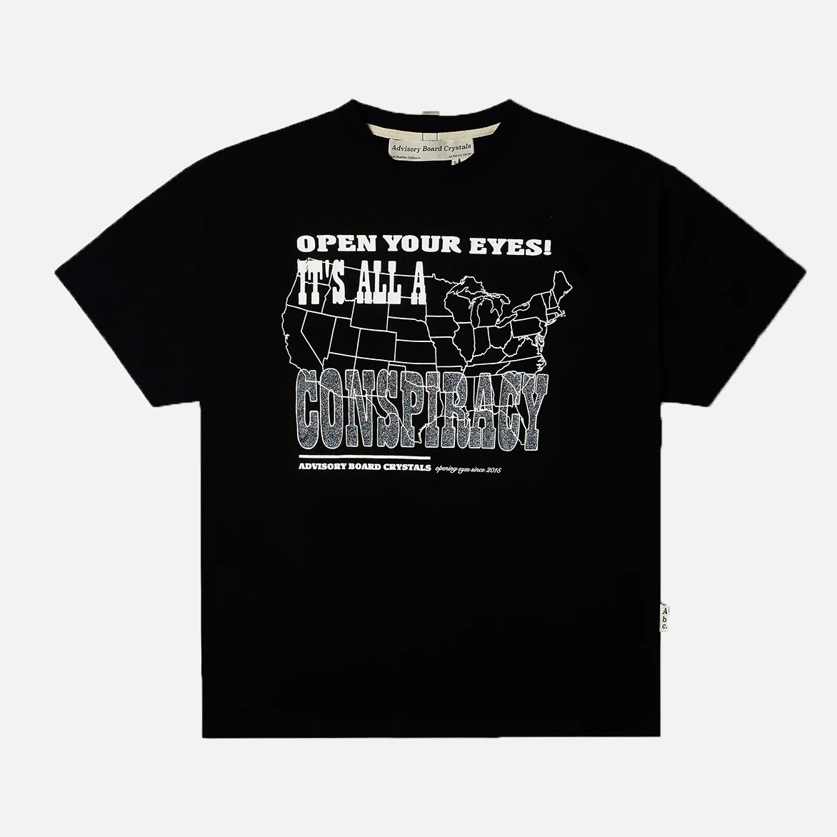 CONSPIRACY SHORT SLEEVE TEE - BLACK