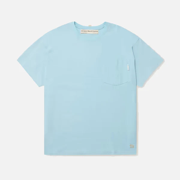 ABC. 123. SHORT SLEEVE POCKET TEE - ANGELITE BLUE