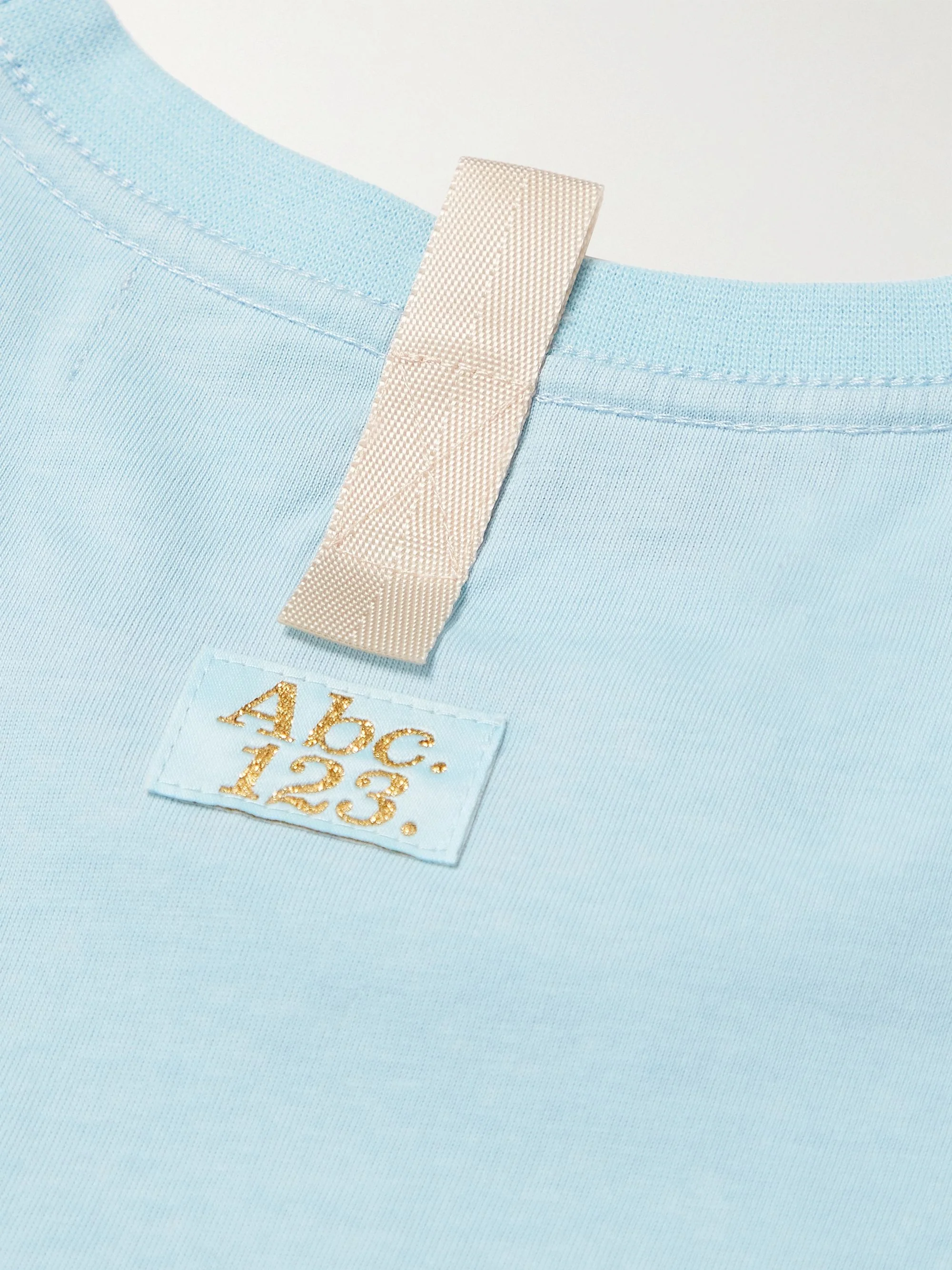 ABC. 123. SHORT SLEEVE POCKET TEE - ANGELITE BLUE - Image 2