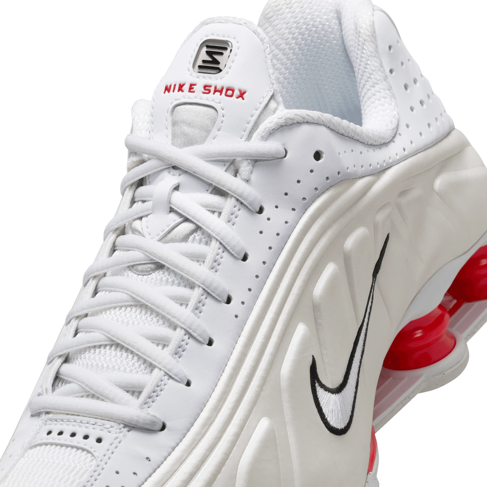 WMNS SHOX R4 - WHITE / PHANTOM / PICANTE RED - Image 7