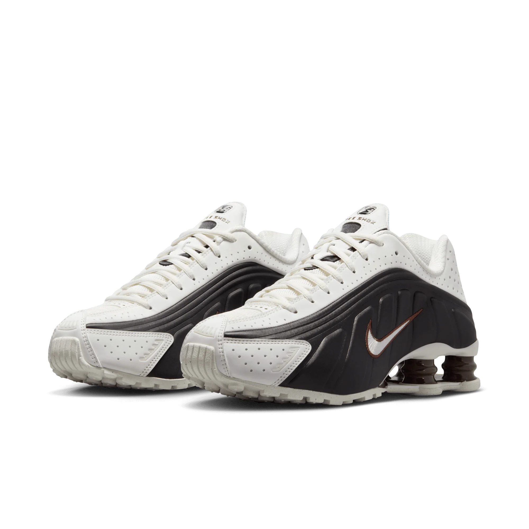WMNS SHOX R4 - SAIL / BLACK / FAUNA BROWN - Image 2