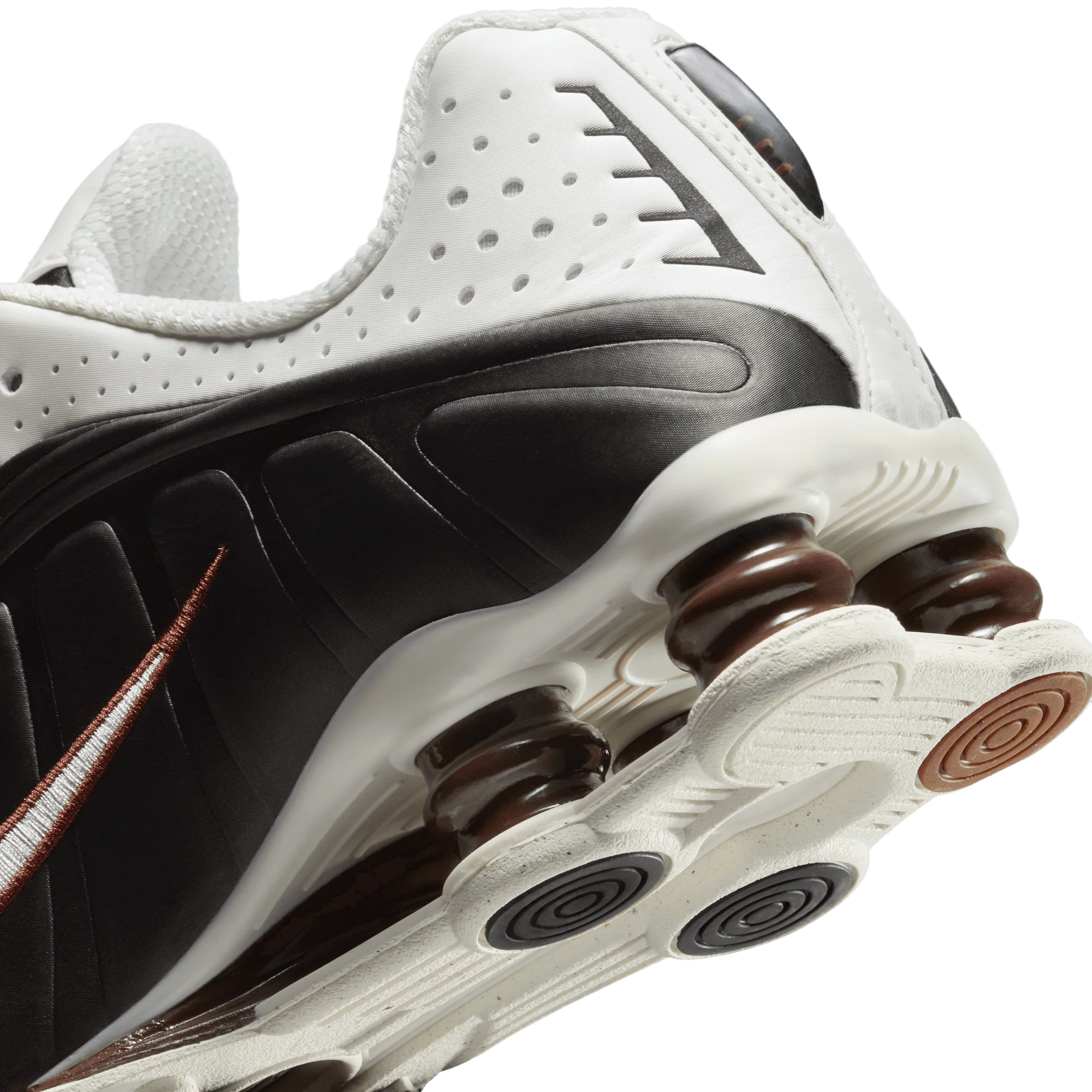 WMNS SHOX R4 - SAIL / BLACK / FAUNA BROWN - Image 8