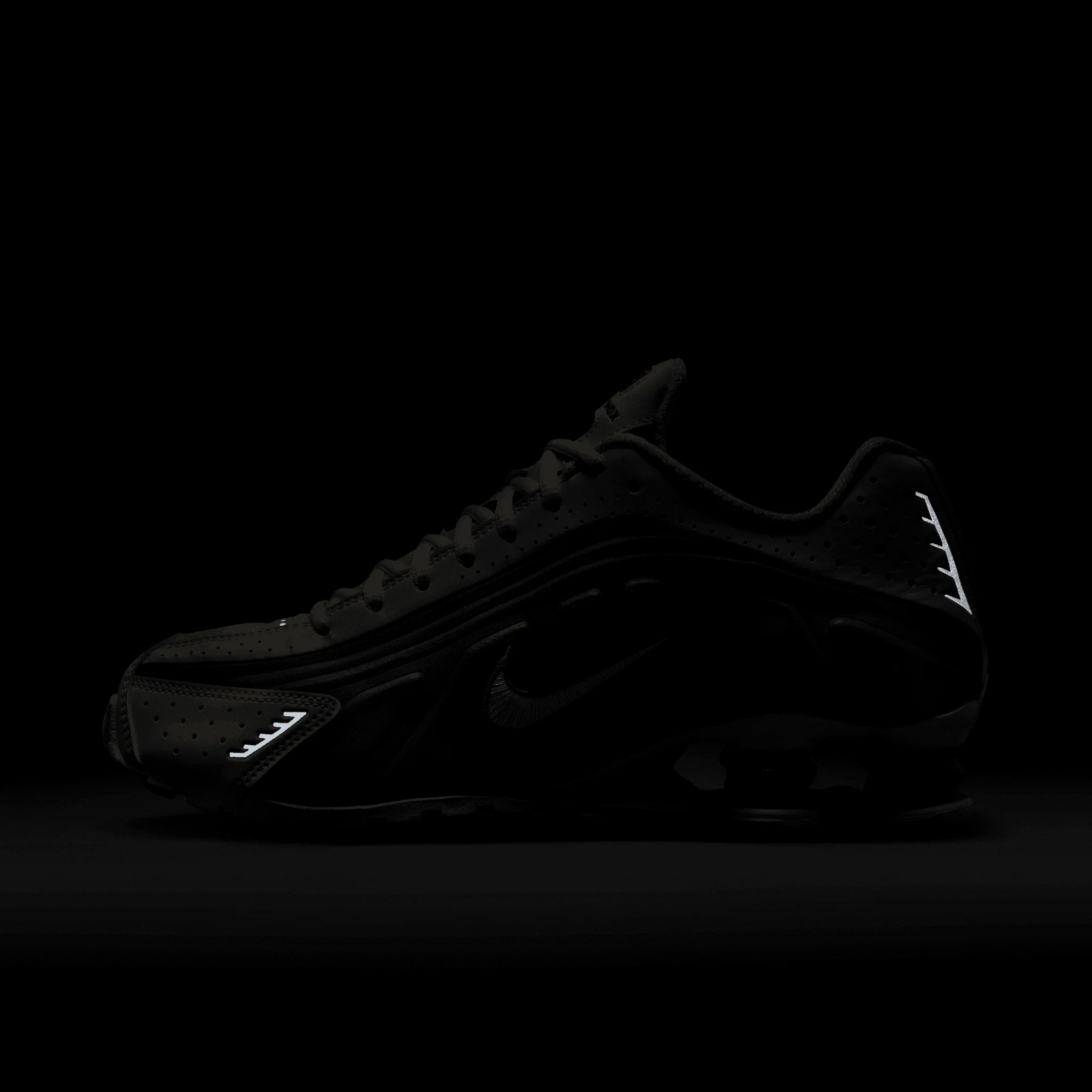 WMNS SHOX R4 - SAIL / BLACK / FAUNA BROWN - Image 9