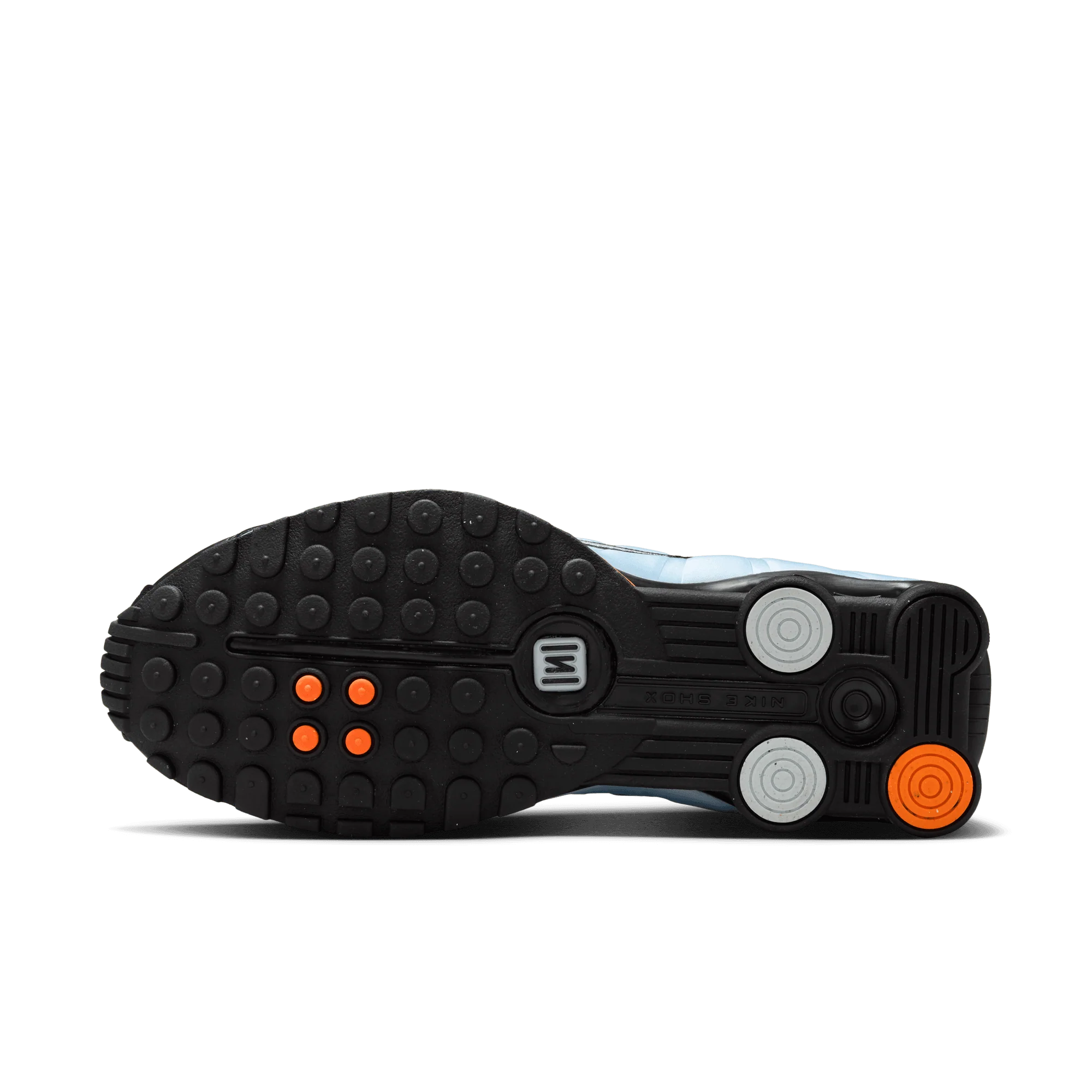WMNS SHOX R4 - BLUE TINT / METALLIC SILVER / TOTAL ORANGE - Image 5