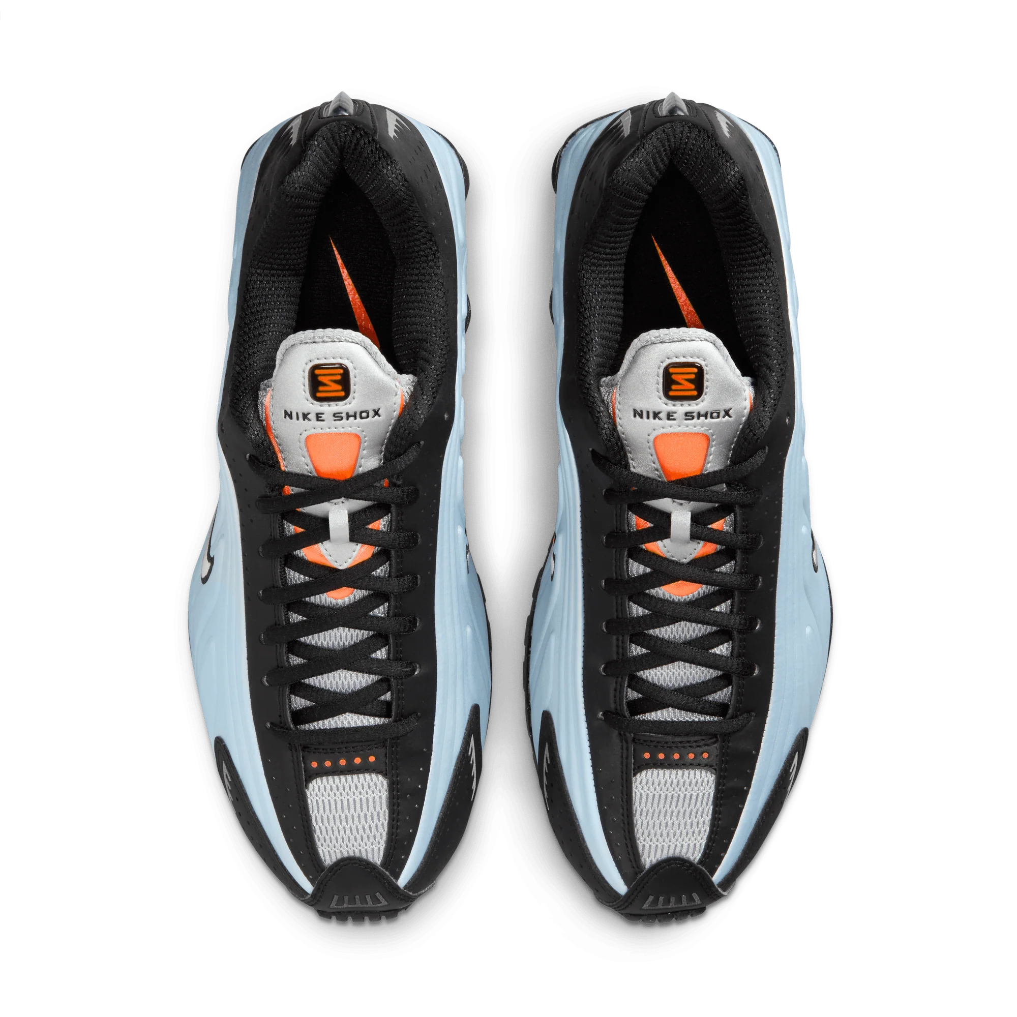WMNS SHOX R4 - BLUE TINT / METALLIC SILVER / TOTAL ORANGE - Image 6