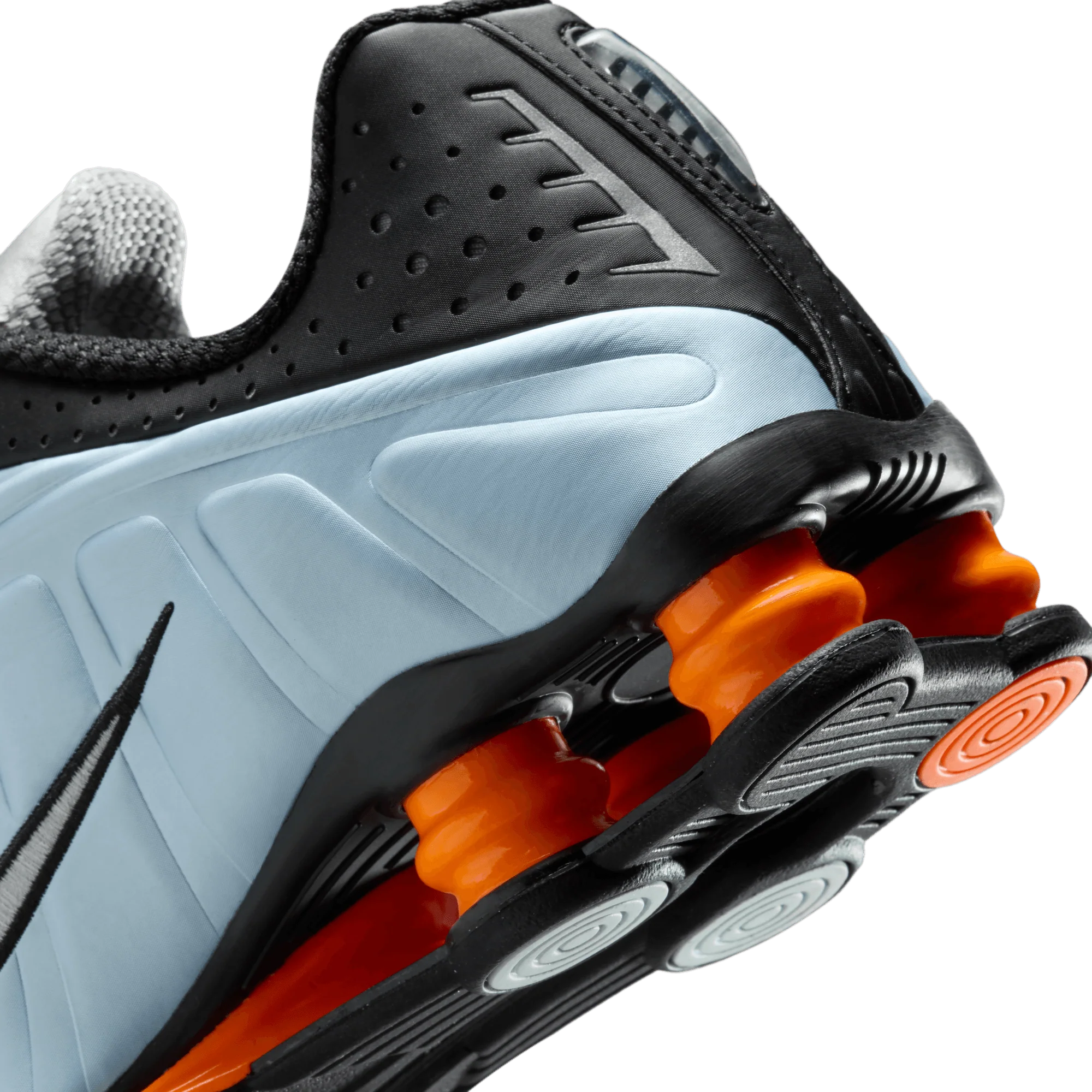 WMNS SHOX R4 - BLUE TINT / METALLIC SILVER / TOTAL ORANGE - Image 8
