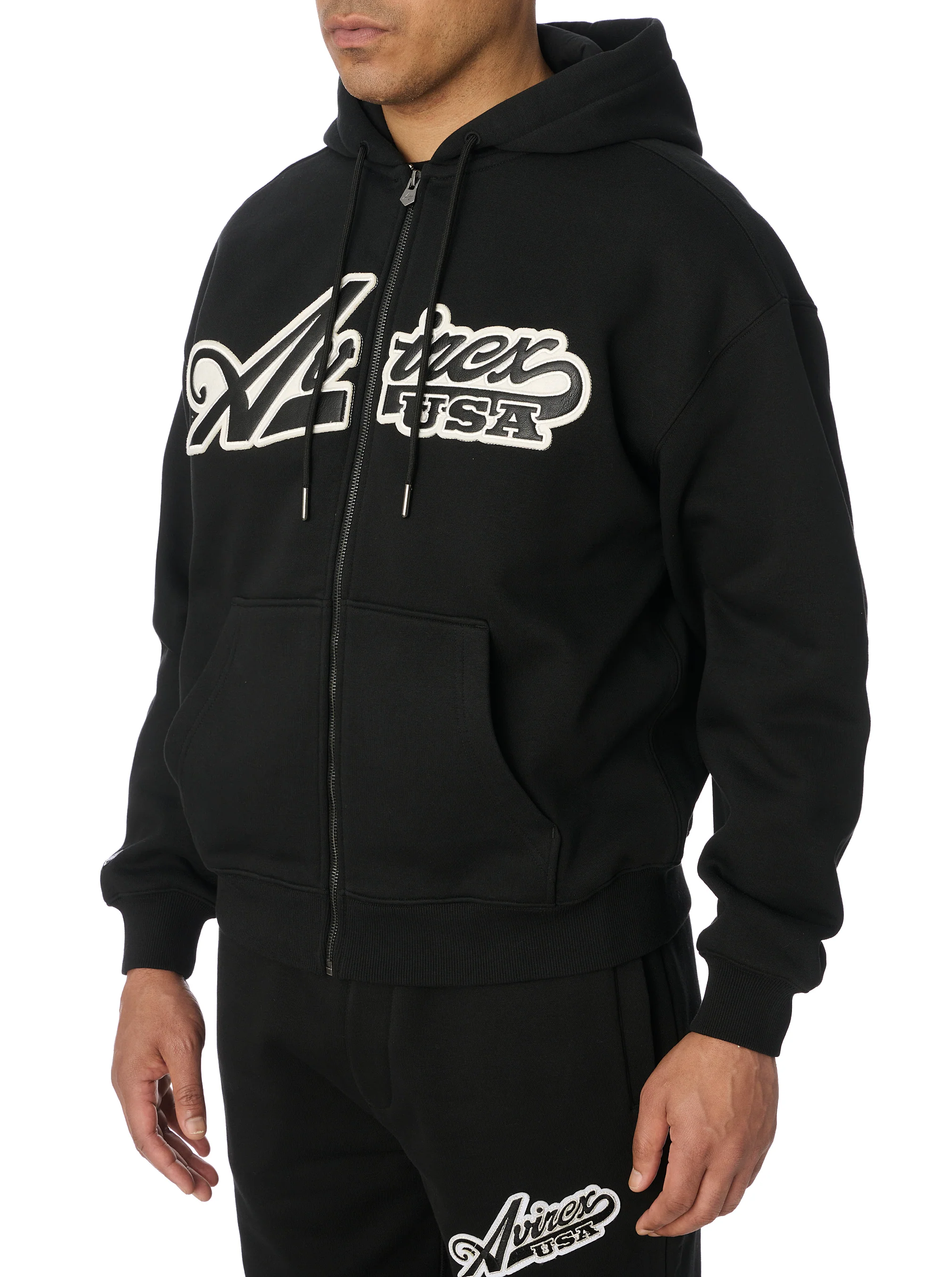 SCRIPT HOODIE - BLACK - Image 3